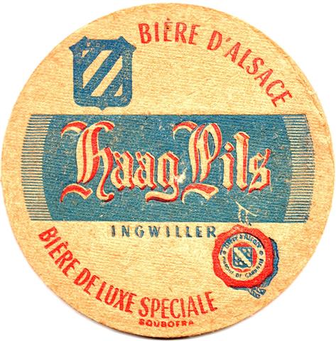 ingwiller ge-f haag pils rund 1a (215-biere d'alsace-blaurot)